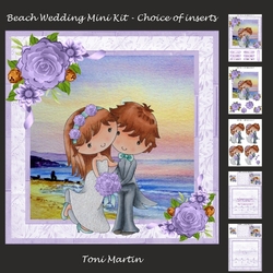 Beach Wedding Mini Kit & Decoupage