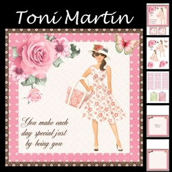 You make each day special just by being you card mini kit & decoupage