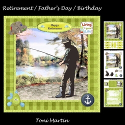 Gone Fishing Mini Kit - Retirement / Fathers Day / Birthday