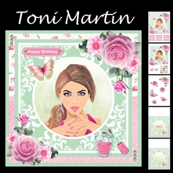 Its all about the nails card mini kit & decoupage