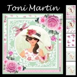 Chic Lady Card Mini Kit & Decoupage