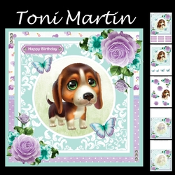 Pawsome - card mini kit & decoupage