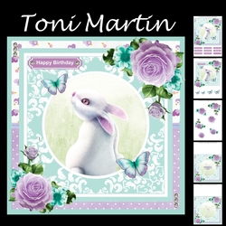 Somebunny special - card mini kit & decoupage