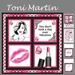 Fabulous - Card Mini Kit & Decoupage