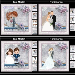 Wedding bumper kit - Decoupage & Inserts