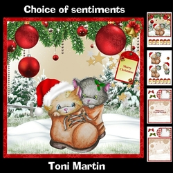 Cute kittens christmas mini kit & decoupage