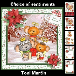Cute Mice Christmas Carols mini kit & decoupage