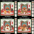 Christmas fireplace scenes bumper kit - Decoupage & Inserts