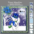 Mr Snowman christmas mini kit & decoupage
