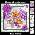 Cute Mice Christmas Carols mini kit & decoupage