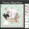 First Holy Communion Girl Card Mini Kit & Decoupage (Black Hair)