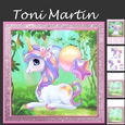 Magical Unicorn - mini kit & decoupage