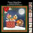 Rooftop santa mice christmas mini kit & decoupage