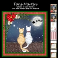 Waiting for santa christmas cats mini kit & decoupage