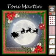 Christmas sleigh mini kit & decoupage