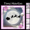 Christmas sleigh mini kit & decoupage 3