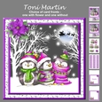 Three chilly penguins christmas decoupage mini kit