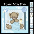Baby Boy Bear & Blanket Decoupage Mini Kit