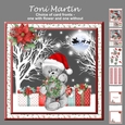 Christmas bear decoupage mini kit