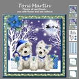 Christmas westies decoupage mini kit