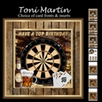 Darts decoupage mini kit & - male birthday / fathers day