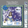 Snowman and friends decoupage mini kit