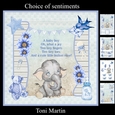 Baby Boy Elephant Decoupage Mini Kit