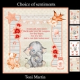 Baby Girl Elephant Decoupage Mini Kit