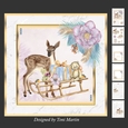 Christmas Scene Decoupage Card Mini Kit 7x7