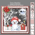 Baby Seal & Pals Christmas Decoupage Card Mini Kit 7x7