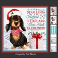 Dear Santa Decoupage Card Mini Kit 7x7