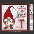 Christmas Time Mistletoe & Wine Card Mini Kit 7x7