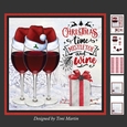 Christmas Wine Card Mini Kit 7x7