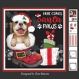 Santa Paws Decoupage Card Mini Kit 7x7 - Beagle