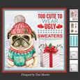 Too Cute Decoupage Card Mini Kit 7x7