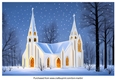 Church Snow Scene