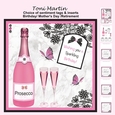 Pink Prosecco Decoupage Card Mini Kit 7x7