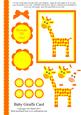 Baby Giraffe Decoupage Card