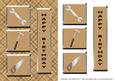 Handyman DIY Tools Decoupage Card (brown)