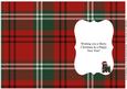 Cute Scottie Dog Christmas Card Insert