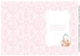 Vintage Baby Girl Granddaughter Card Insert