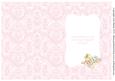 Cute Vintage Baby Girl Card Insert