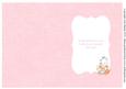 Sweet Vintage Baby Girl Card Insert