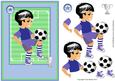 Football Boy Topper & Decoupage