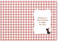 Scottie Dog Christmas Insert