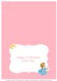 Happy 1st Birthday Insert - Little Girl