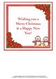 Penguin Family Christmas Insert
