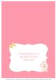 New Baby Girl Insert