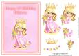 Little Princess Age 8 Birthday Topper & Decoupage