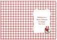 Santa & Rocking Horse Christmas Insert
